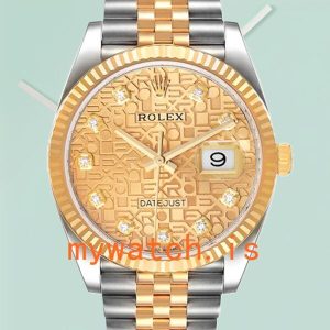 Rolex Datejust Mens 36mm m126233-0033 Silver-tone Stainless Steel: A Timeless Masterpiece