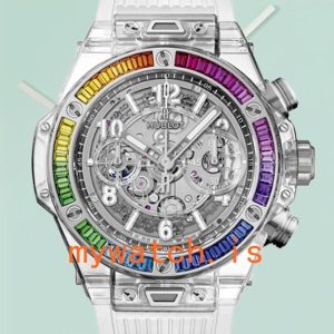 Hublot Big Bang 411.JX.4802.RT.4099 45mm Mens Rubber Band Transparent: A Detailed Review
