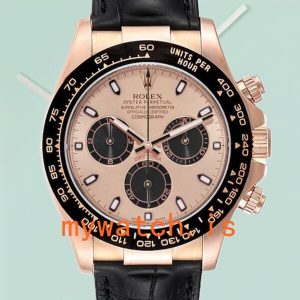 Rolex Daytona Men’s 40mm 116515 Leather Strap Automatic: Genuine vs. Replica