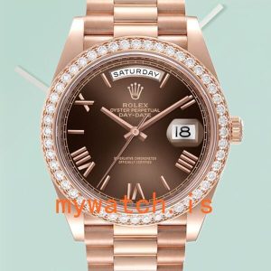Rolex Day-Date m228345rbr-0009 40mm Mens Brown Dial Rose Gold-tone: A Symbol of Luxury and Precision