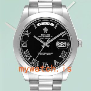 Rolex Day-Date 41mm Mens 218206 Automatic Stainless Steel: Genuine vs. Replica
