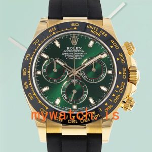 Rolex Daytona 40mm 116518 Mens Gold-tone Green Dial: Genuine vs. Replica