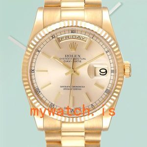 Rolex Day-Date Mens 118238 36mm Champagne Dial: Authentic vs. Replica