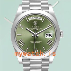 Rolex Day-Date Men’s m228206-0027 40mm Silver-tone Stainless Steel: A Timeless Elegance