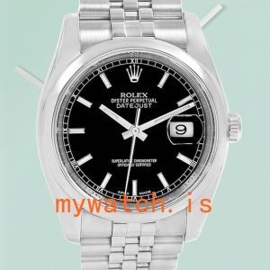 Rolex Datejust Mens 116200BKSJ 36mm Stainless Steel: A Comprehensive Guide