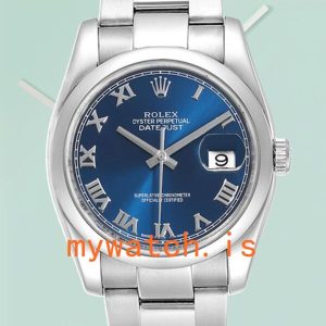 Rolex Datejust 36mm 116200BLRO Mens Automatic Silver-tone: Genuine vs. Replica