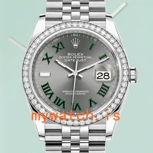 Rolex Datejust Ladies m126284rbr-0037 36mm Gray Dial: Genuine vs. Replica Analysis