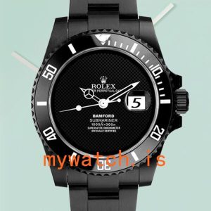 Rolex Submariner Mens 40mm Bamford Automatic Oyster Bracelet: Genuine vs. Replica