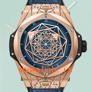 Hublot Big Bang 465.OS.7189.VR.1204.MXM19-001 Men 44mm Rose Gold-tone Blue Dial: A Masterpiece of Luxury and Precision