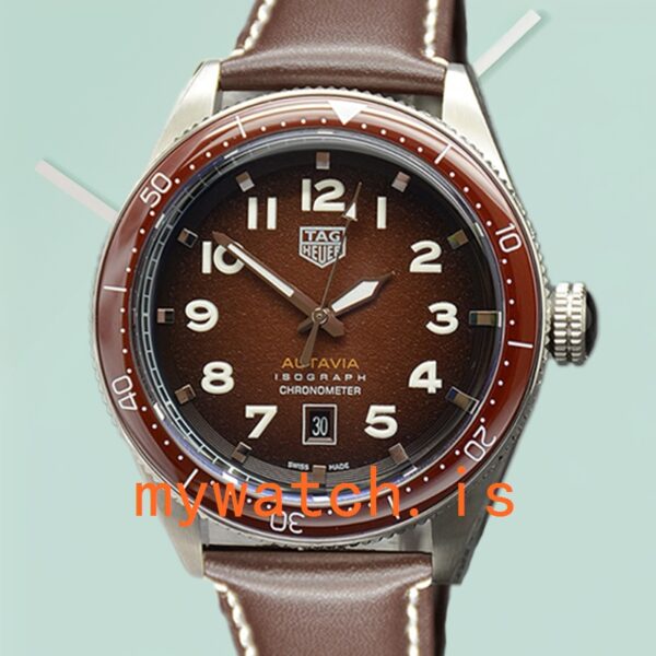 Tag Heuer Autavia Men WBE5114-001 43mm Silver-tone Automatic: Genuine vs. Replica