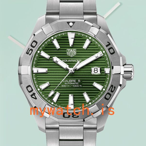 Tag Heuer Aquaracer WAY2015.BA0927 43mm Men Automatic Silver-tone: Genuine vs. Replica