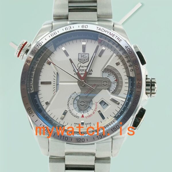 Tag Heuer Carrera CarreraWSB002 43mm Mens Silver-tone: Genuine vs. Replica Analysis