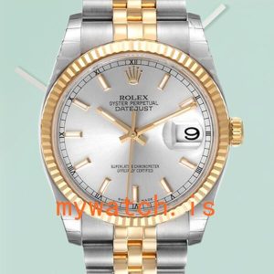Rolex Datejust 36mm Mens 116233SSJ Silver-tone: A Timeless Classic
