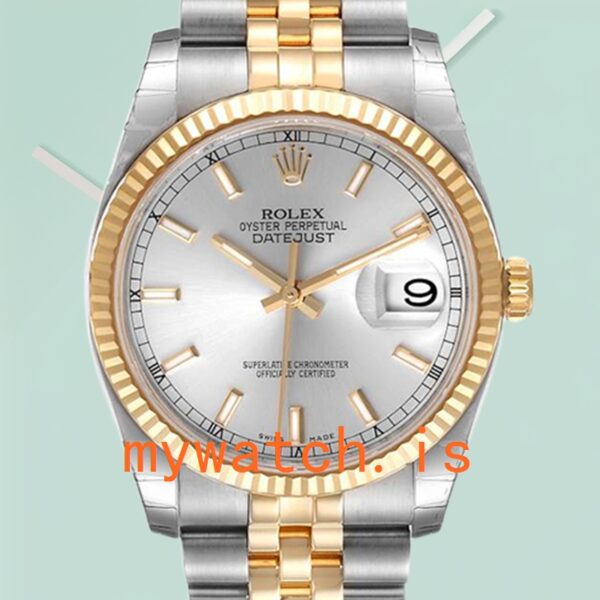 Rolex Datejust 36mm Mens 116233SSJ Silver-tone: A Timeless Classic